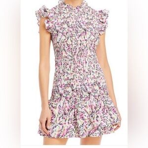 French Connection Floral Smocked Dress